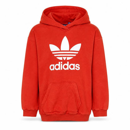 Womens UK Size 14 Adidas Red Pullover Hoodie