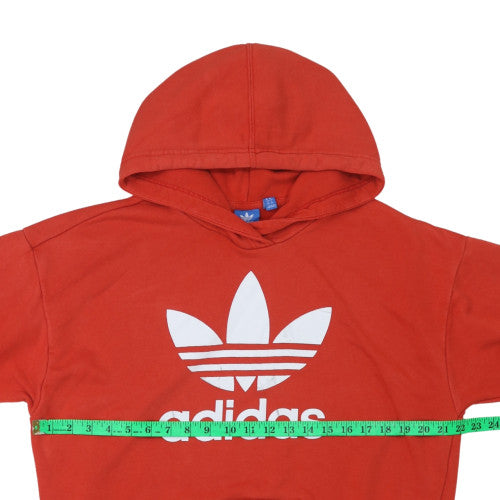 Womens UK Size 14 Adidas Red Pullover Hoodie