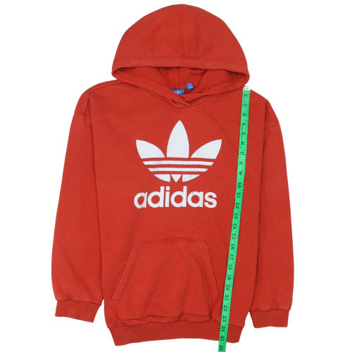 Womens UK Size 14 Adidas Red Pullover Hoodie