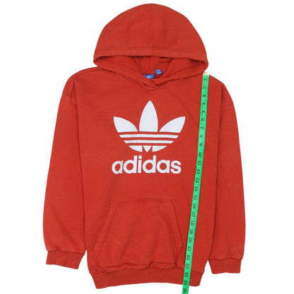 Womens UK Size 14 Adidas Red Pullover Hoodie
