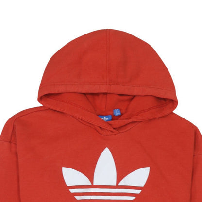 Womens UK Size 14 Adidas Red Pullover Hoodie