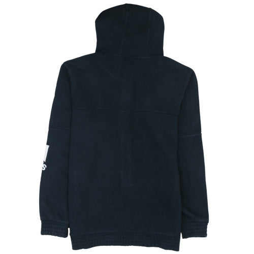 Mens UK Size L Adidas Black Full Zip Hoodie