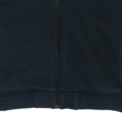 Mens UK Size L Adidas Black Full Zip Hoodie