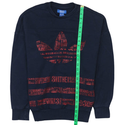 Mens UK Size XS adidas Blue Pullover Sweatshirt