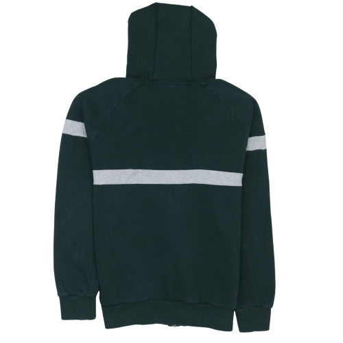 Mens UK Size M Adidas Green Full Zip Hoodie