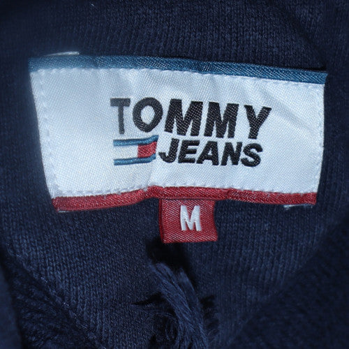 Mens UK Size M Tommy Jeans Blue Pullover Hoodie