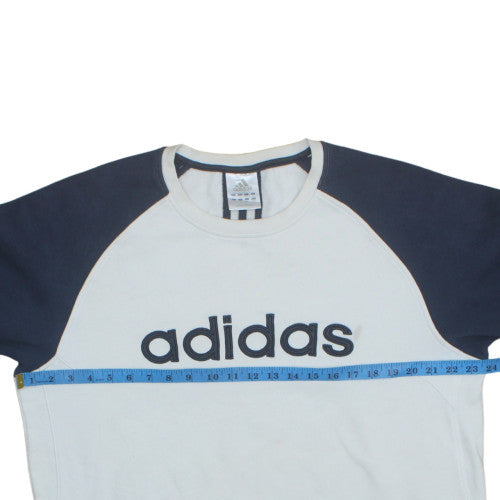 Mens UK Size L adidas Beige Pullover Sweatshirt