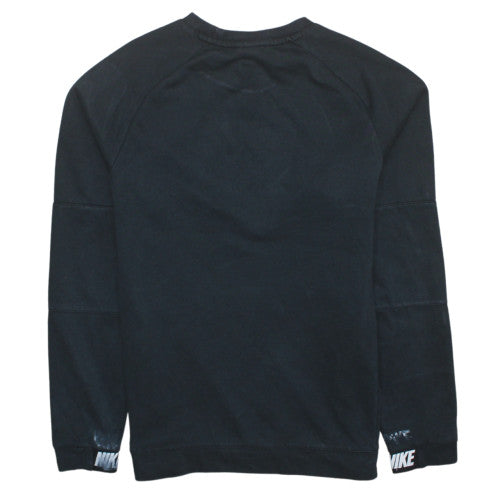 Mens UK Size S Nike Black Pullover Sweatshirt