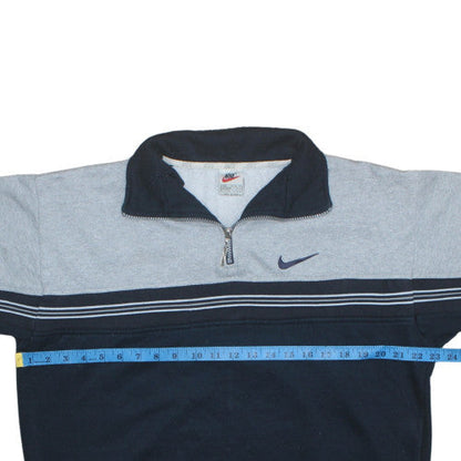 Mens UK Size L Nike Blue Pullover Sweatshirt