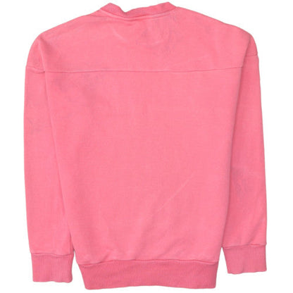 adidas Girls Pink Graphic Logo Pullover Sweatshirt – 14 Years
