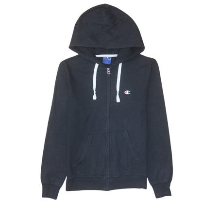 Mens UK Size M Champion Black Full Zip Hoodie
