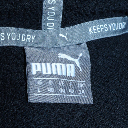 Womens UK Size 14 PUMA Black Pullover Hoodie