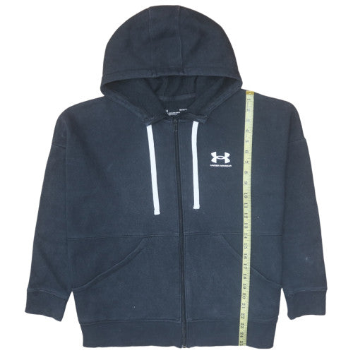 Mens UK Size L Under armour Black Full Zip Hoodie