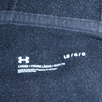 Mens UK Size L Under armour Black Full Zip Hoodie
