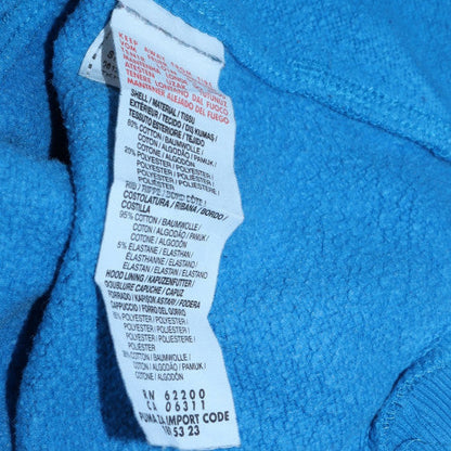 Mens UK Size M Puma Blue Pullover Hoodie