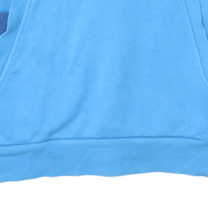 Mens UK Size M Puma Blue Pullover Hoodie