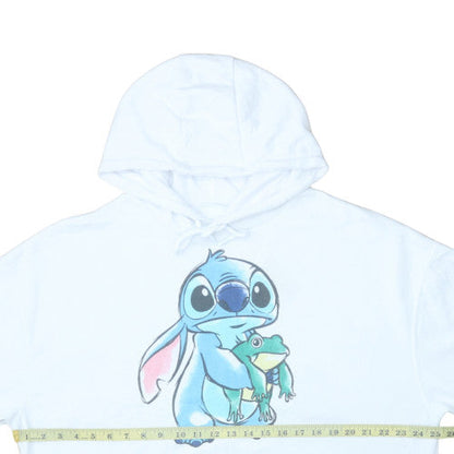 Womens UK Size S Primark White Pullover Hoodie
