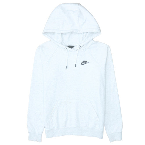 Womens UK Size XS Nike White Pullover Hoodie