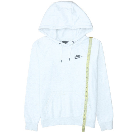 Womens UK Size XS Nike White Pullover Hoodie
