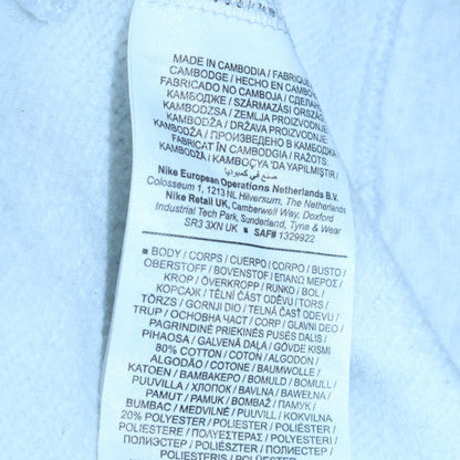 Womens UK Size XS Nike White Pullover Hoodie