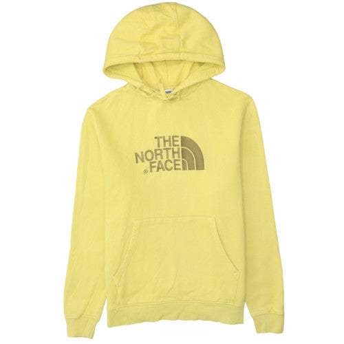 Mens UK Size L The North Face Yellow Pullover Hoodie