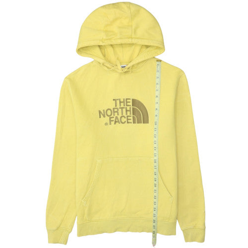 Mens UK Size L The North Face Yellow Pullover Hoodie