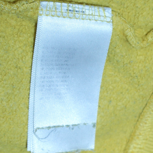 Mens UK Size L The North Face Yellow Pullover Hoodie