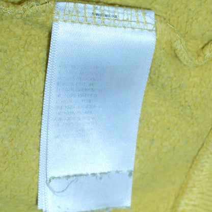 Mens UK Size L The North Face Yellow Pullover Hoodie