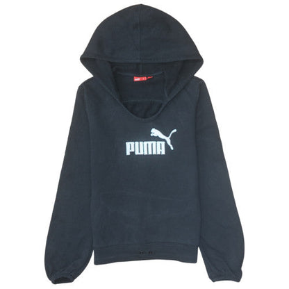 Womens UK Size 10 PUMA Black Pullover Hoodie