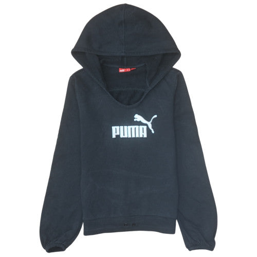 Womens UK Size 10 PUMA Black Pullover Hoodie