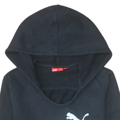 Womens UK Size 10 PUMA Black Pullover Hoodie