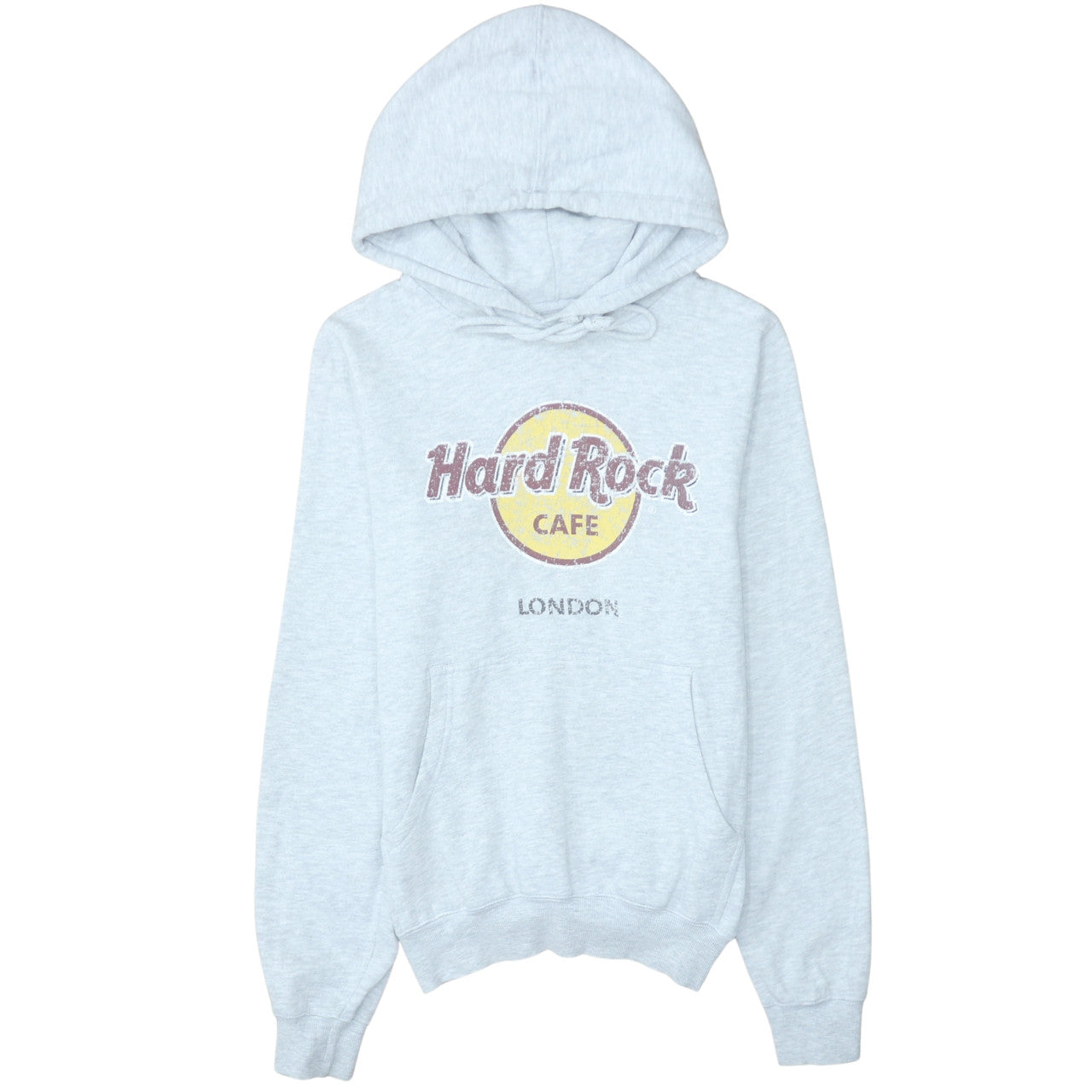 Womens UK Size S Hard Rock Cafe Grey Pullover Hoodie