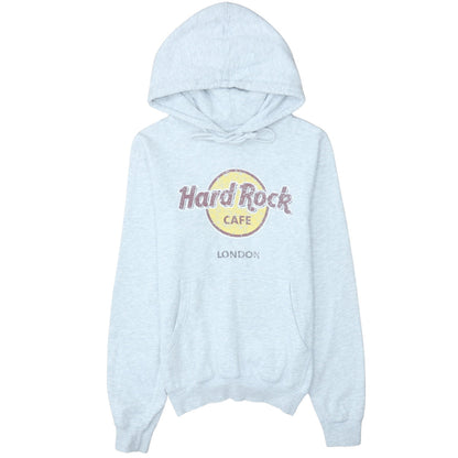 Womens UK Size S Hard Rock Cafe Grey Pullover Hoodie