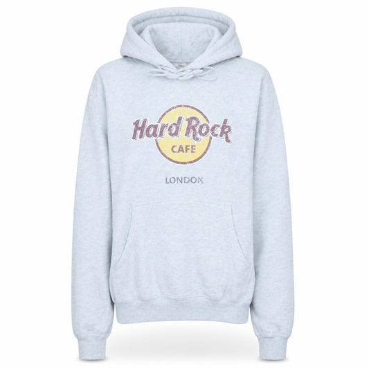 Womens UK Size S Hard Rock Cafe Grey Pullover Hoodie