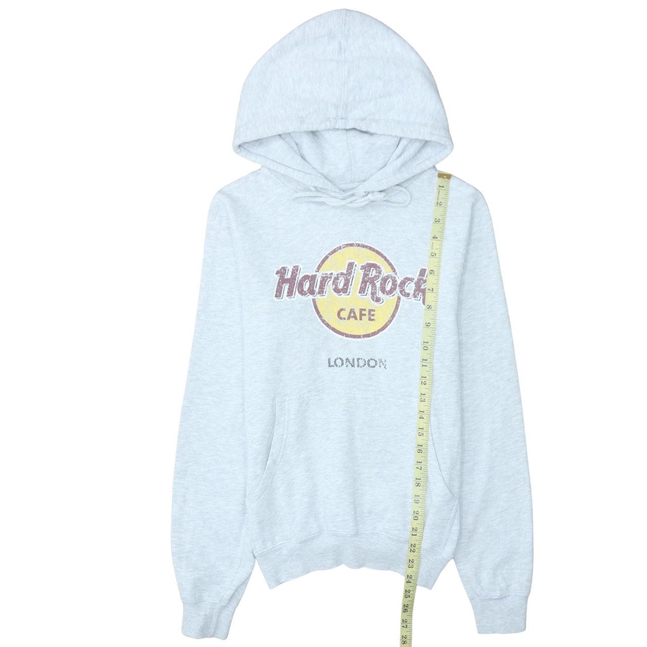 Womens UK Size S Hard Rock Cafe Grey Pullover Hoodie