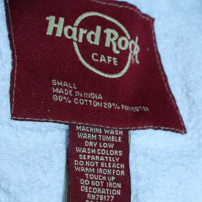 Womens UK Size S Hard Rock Cafe Grey Pullover Hoodie
