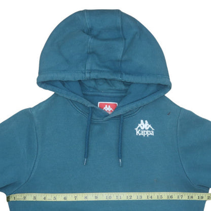 Mens UK Size XS Kappa Blue Pullover Hoodie