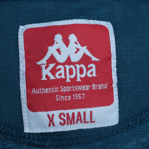 Mens UK Size XS Kappa Blue Pullover Hoodie