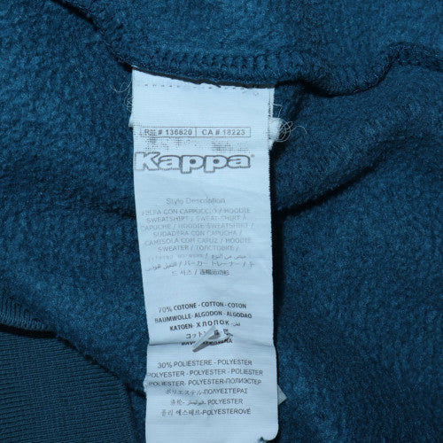 Mens UK Size XS Kappa Blue Pullover Hoodie