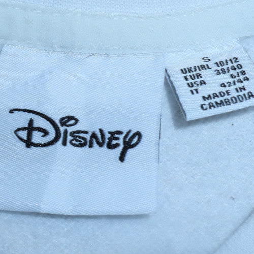 Womens UK Size S Disney Blue Pullover Sweatshirt