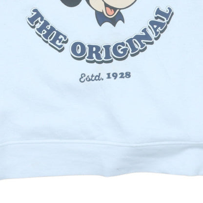 Womens UK Size S Disney Blue Pullover Sweatshirt