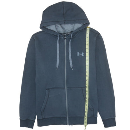 Mens UK Size XL Under armour Blue Full Zip Hoodie