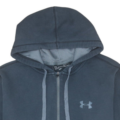 Mens UK Size XL Under armour Blue Full Zip Hoodie