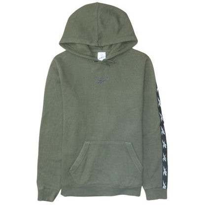 Mens UK Size S Reebok Green Pullover Hoodie