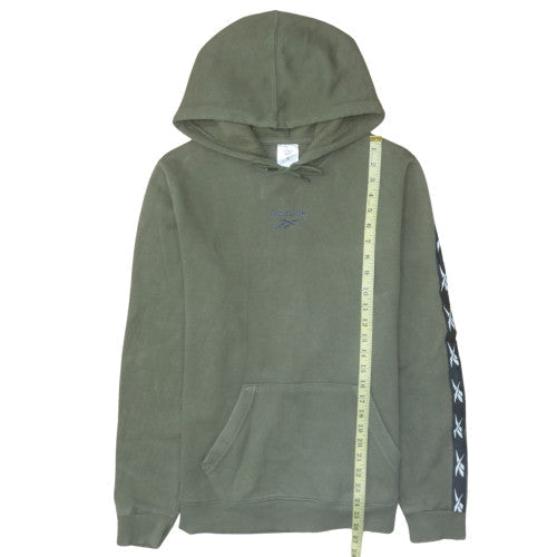 Mens UK Size S Reebok Green Pullover Hoodie