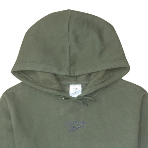Mens UK Size S Reebok Green Pullover Hoodie