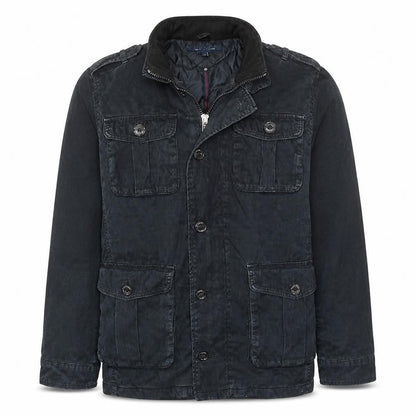 Tommy Hilfiger Men's Black Military Style Jacket Size M