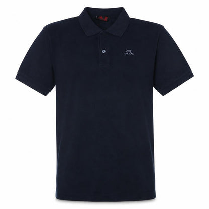 Kappa Men's Black Cotton Polo Shirt M Short Sleeve Classic Fit