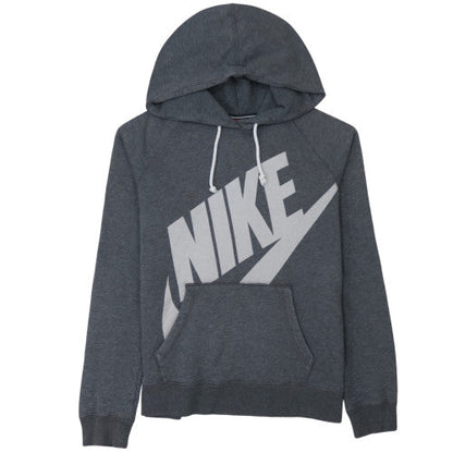 Womens UK Size M Nike Grey Pullover Hoodie