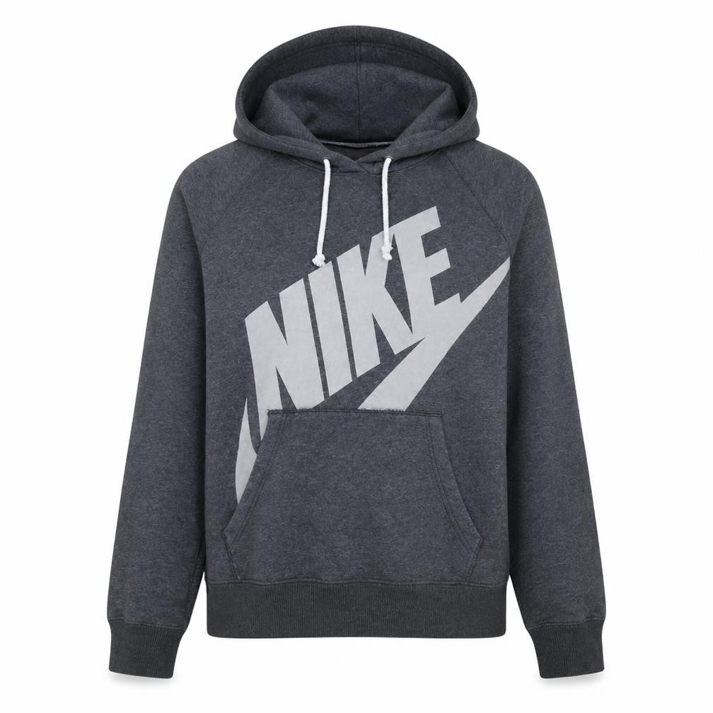 Womens UK Size M Nike Grey Pullover Hoodie